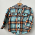 Chemise à carreaux et capuchon | Oshkosh | 2 ans