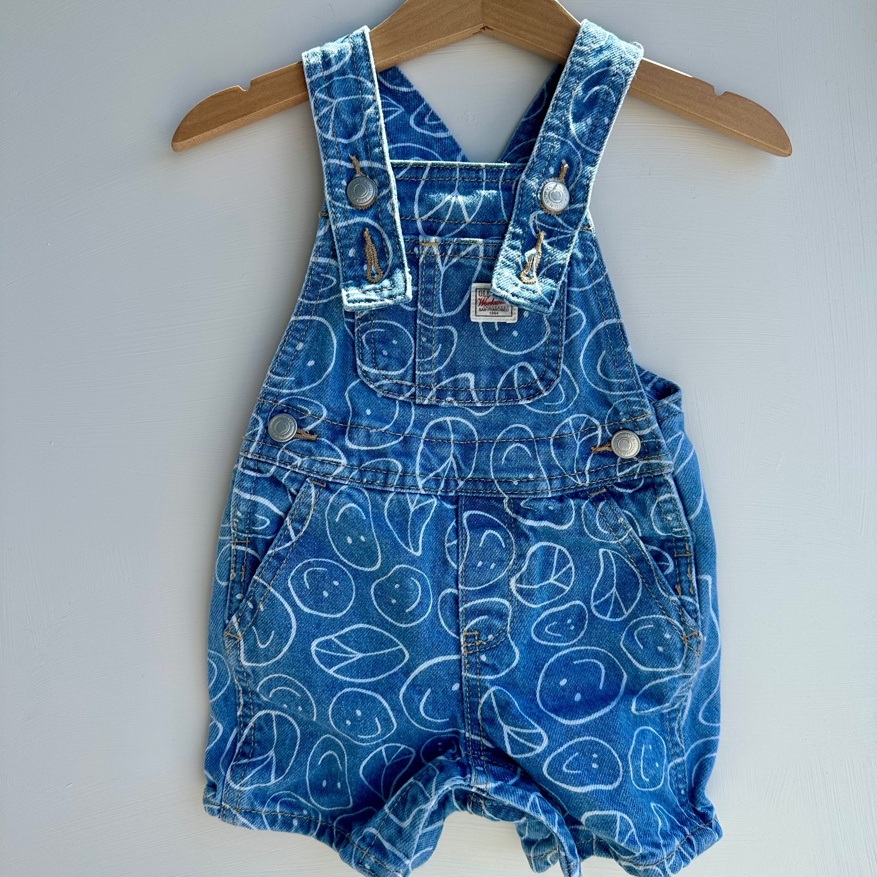 Salopette smiley Old Navy 6-12 mois
