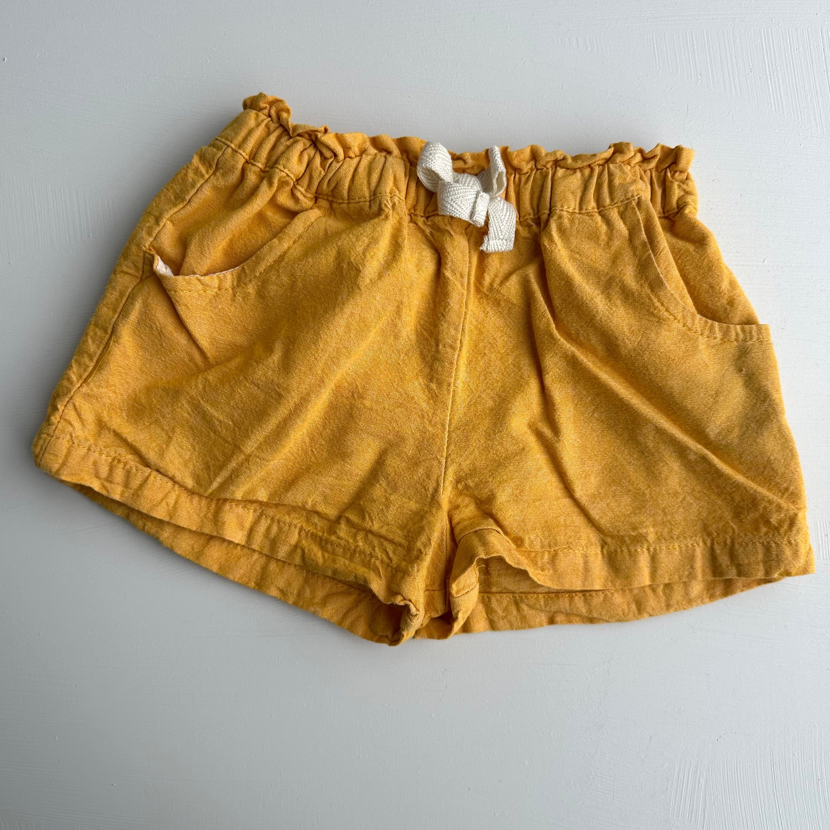 Short jaune 100% coton | 18 mois