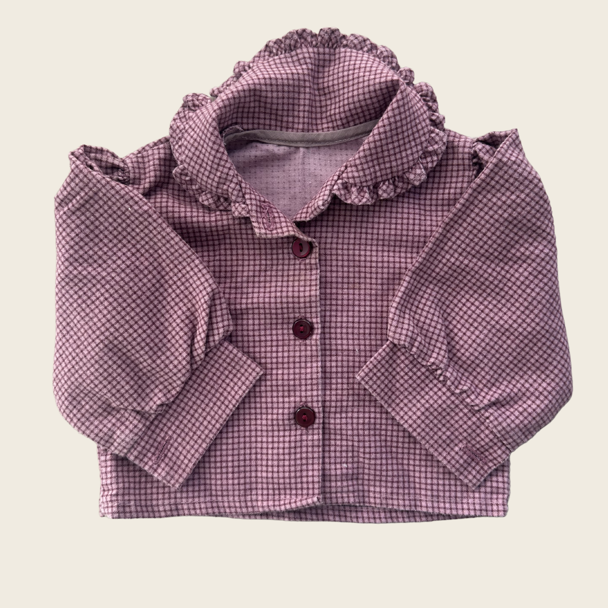 Chemise à carreaux | Inconnu | Vintage |6-12 mois