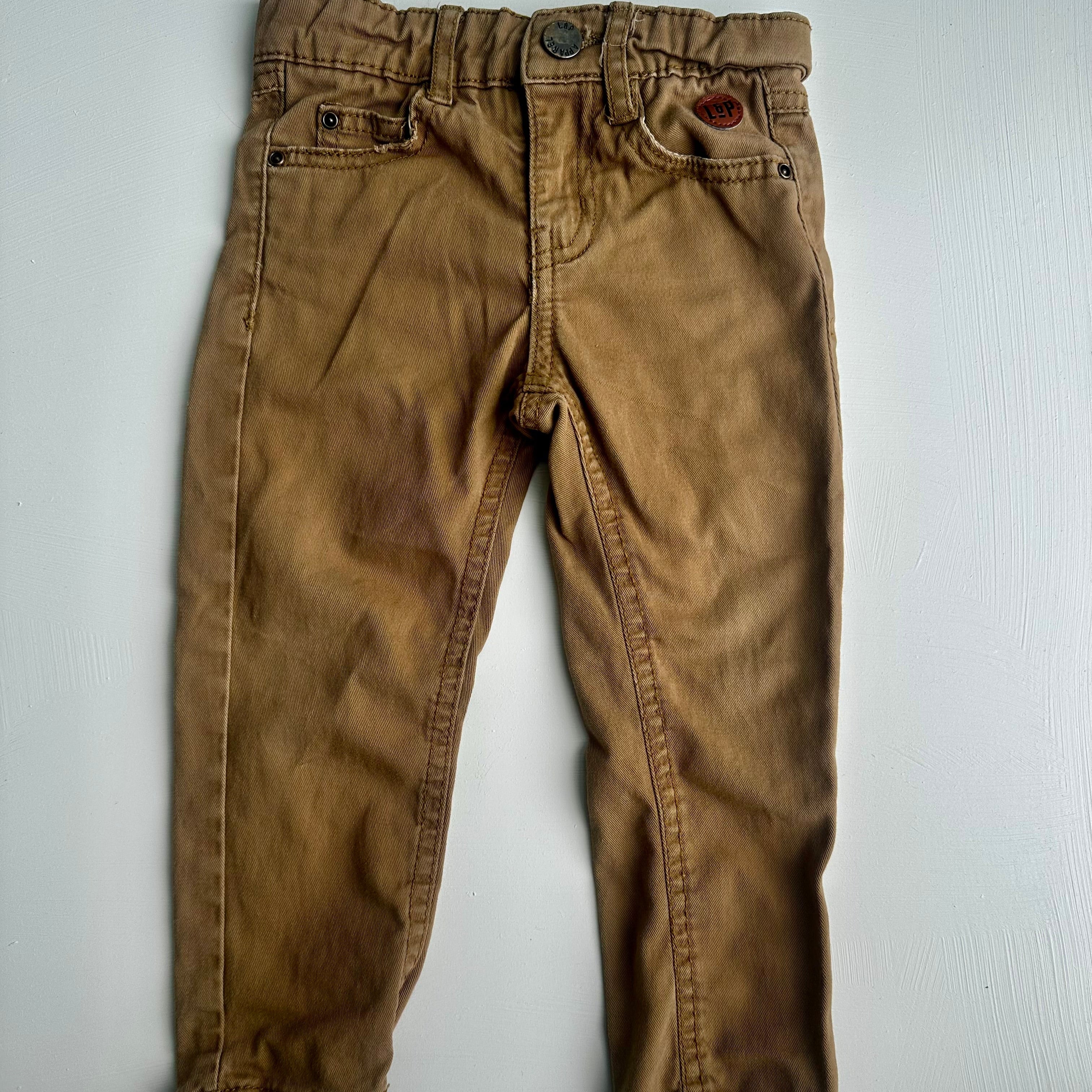 Jean brun coupe Skinny L&P 18-24 mois | Seconde main