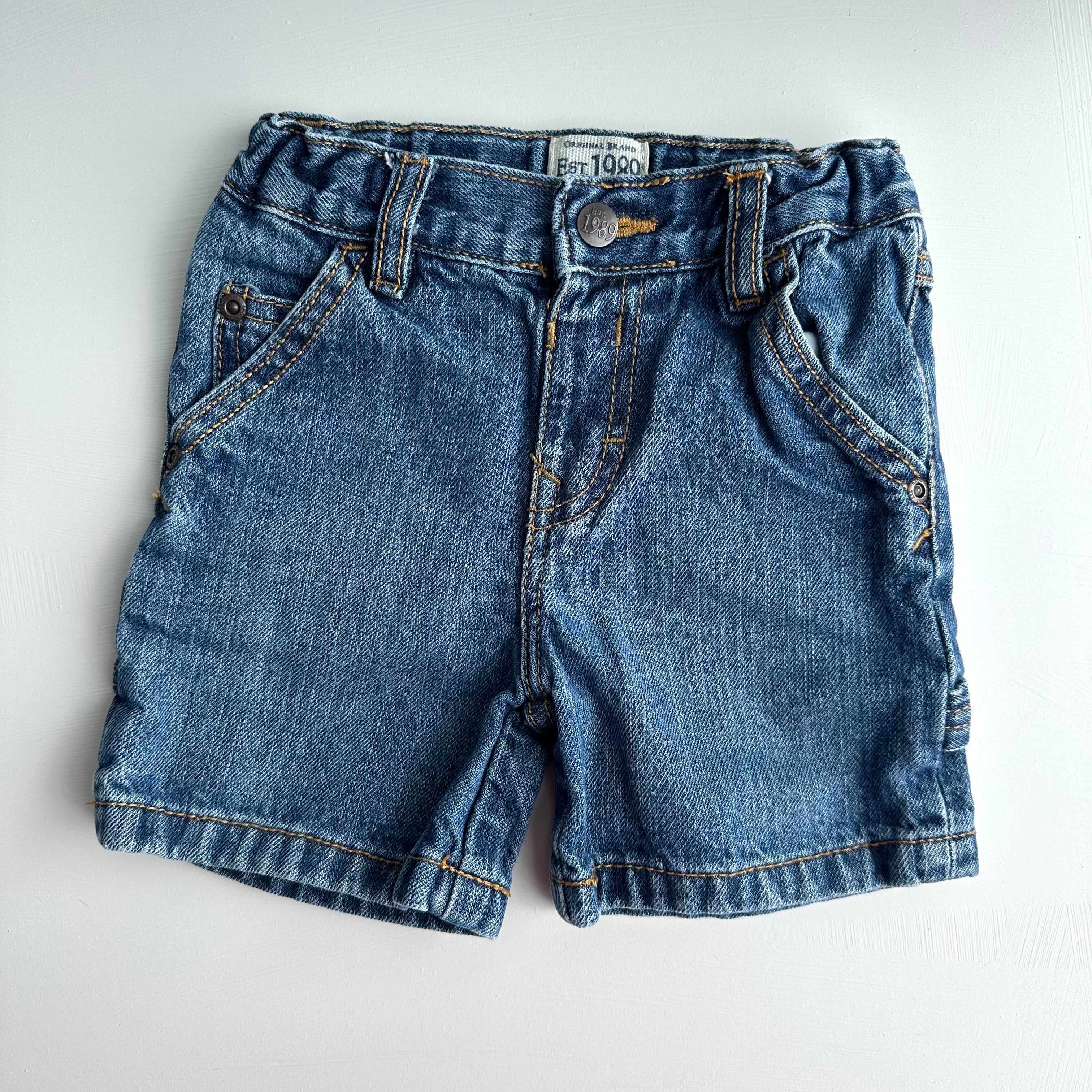 Short en Jean | East 1989 | vintage | 12-18 mois