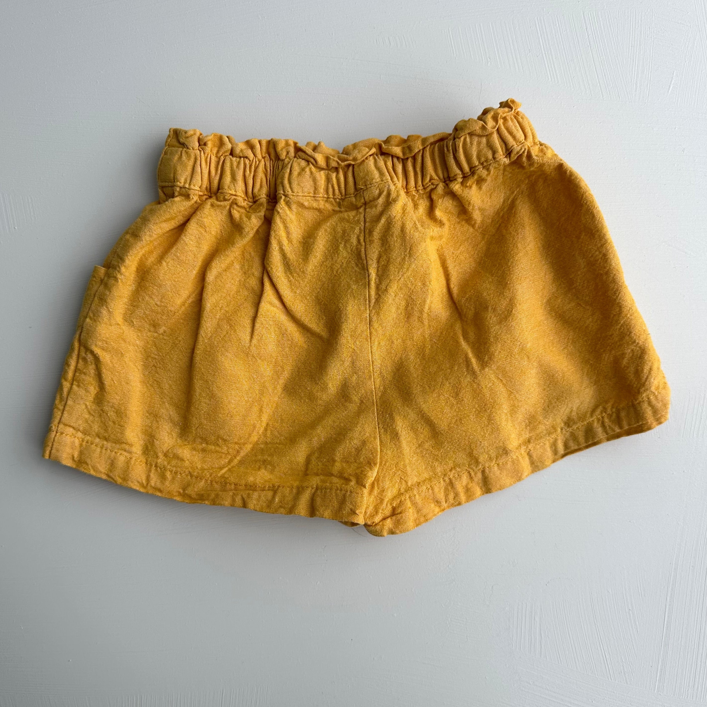 Short jaune 100% coton | 18 mois