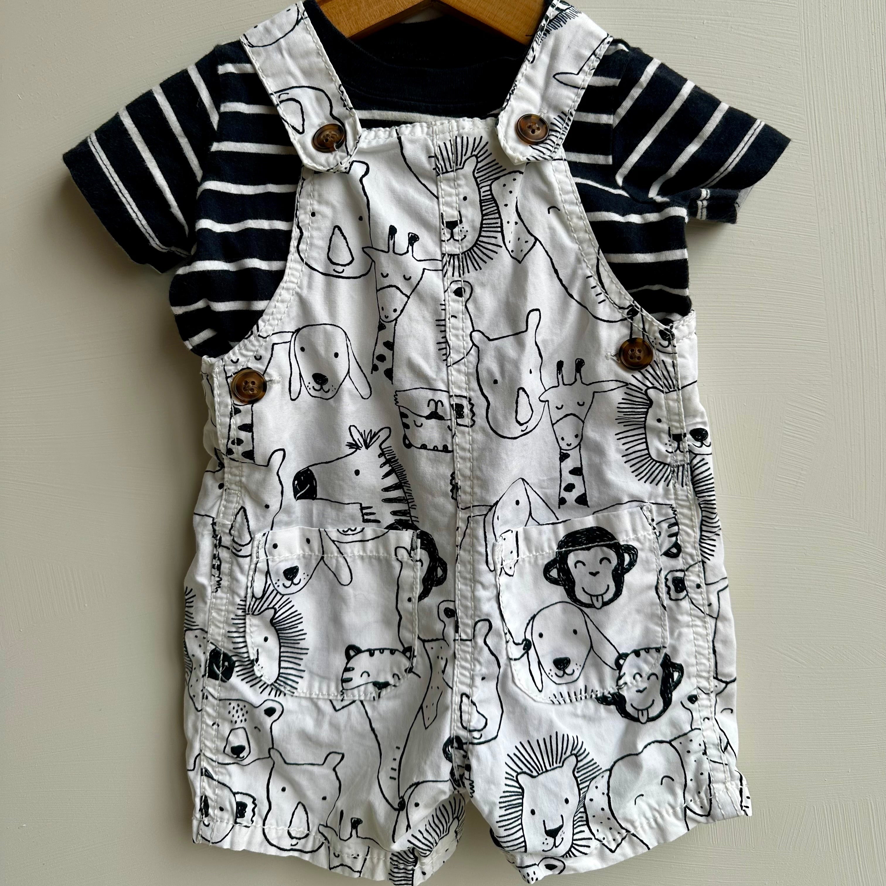 Salopette courte | Carter's | 6 mois