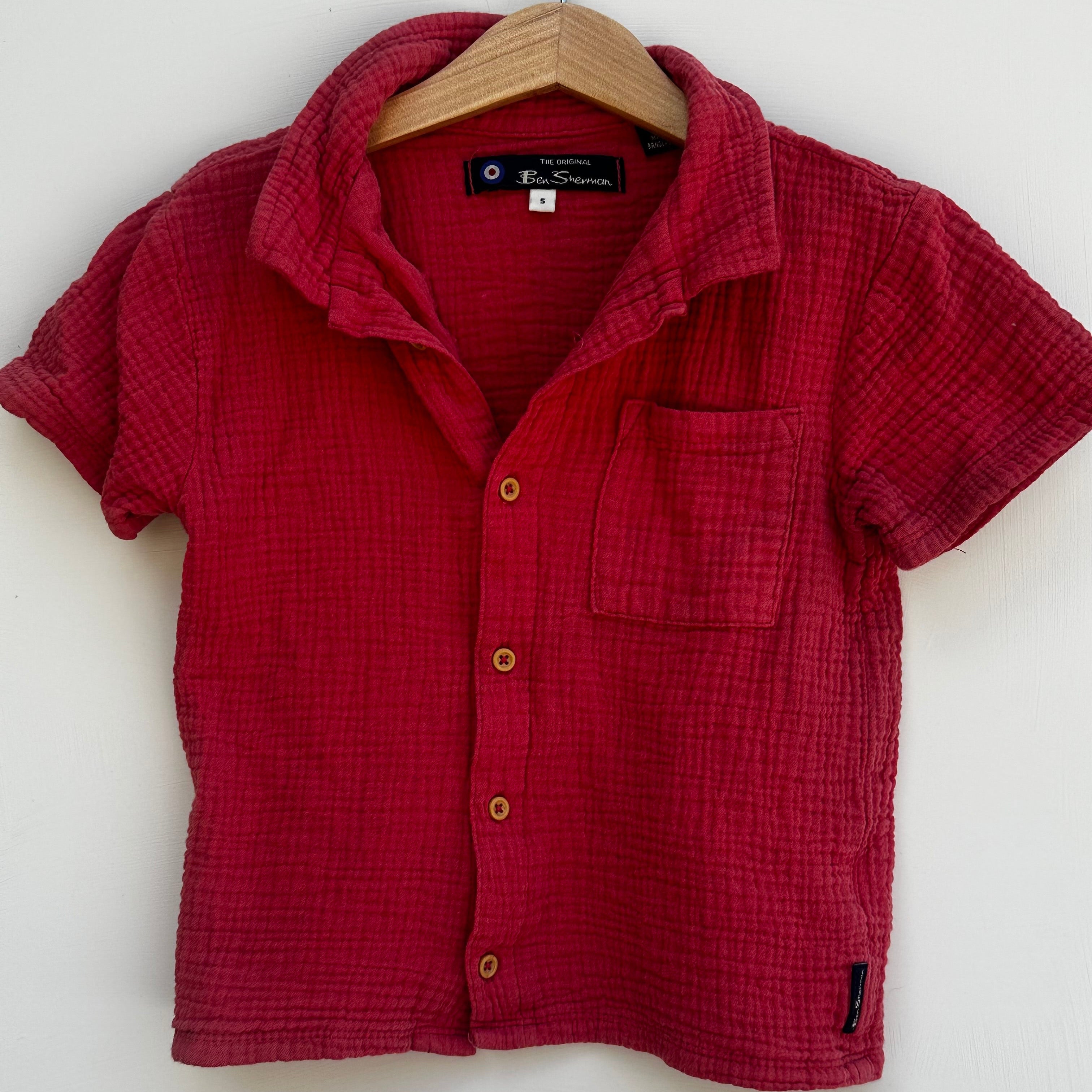 Chemise courte gaufrée Ben Sherman 5 ans | Seconde main
