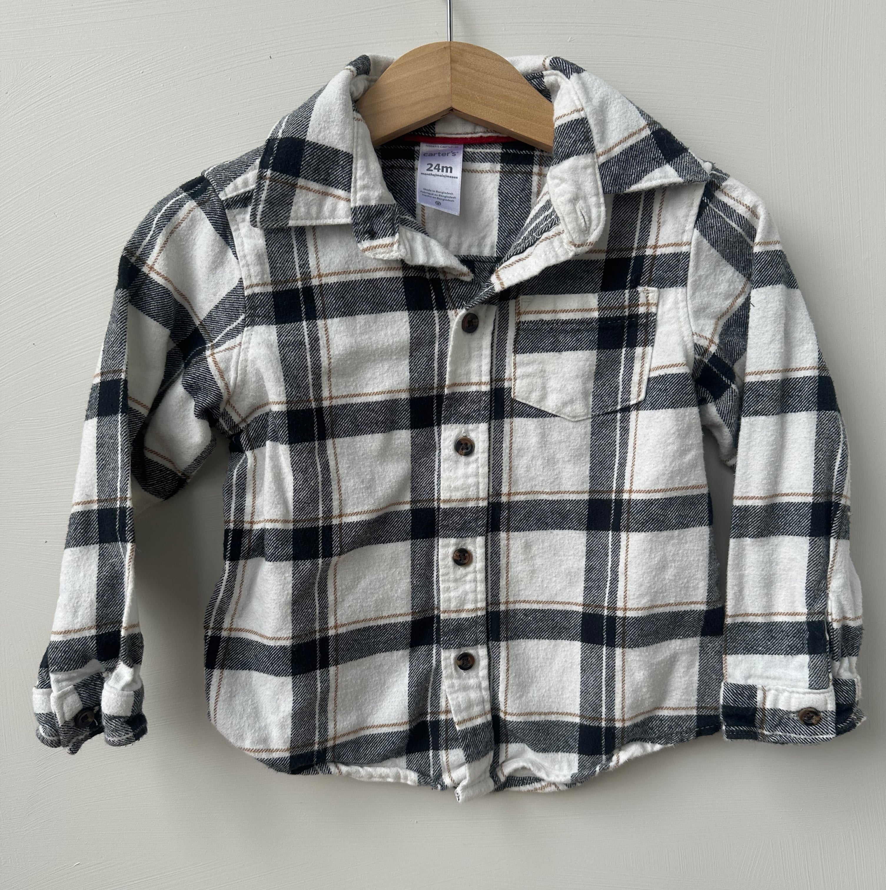 Chemise carreaux | Carter's | 24 mois