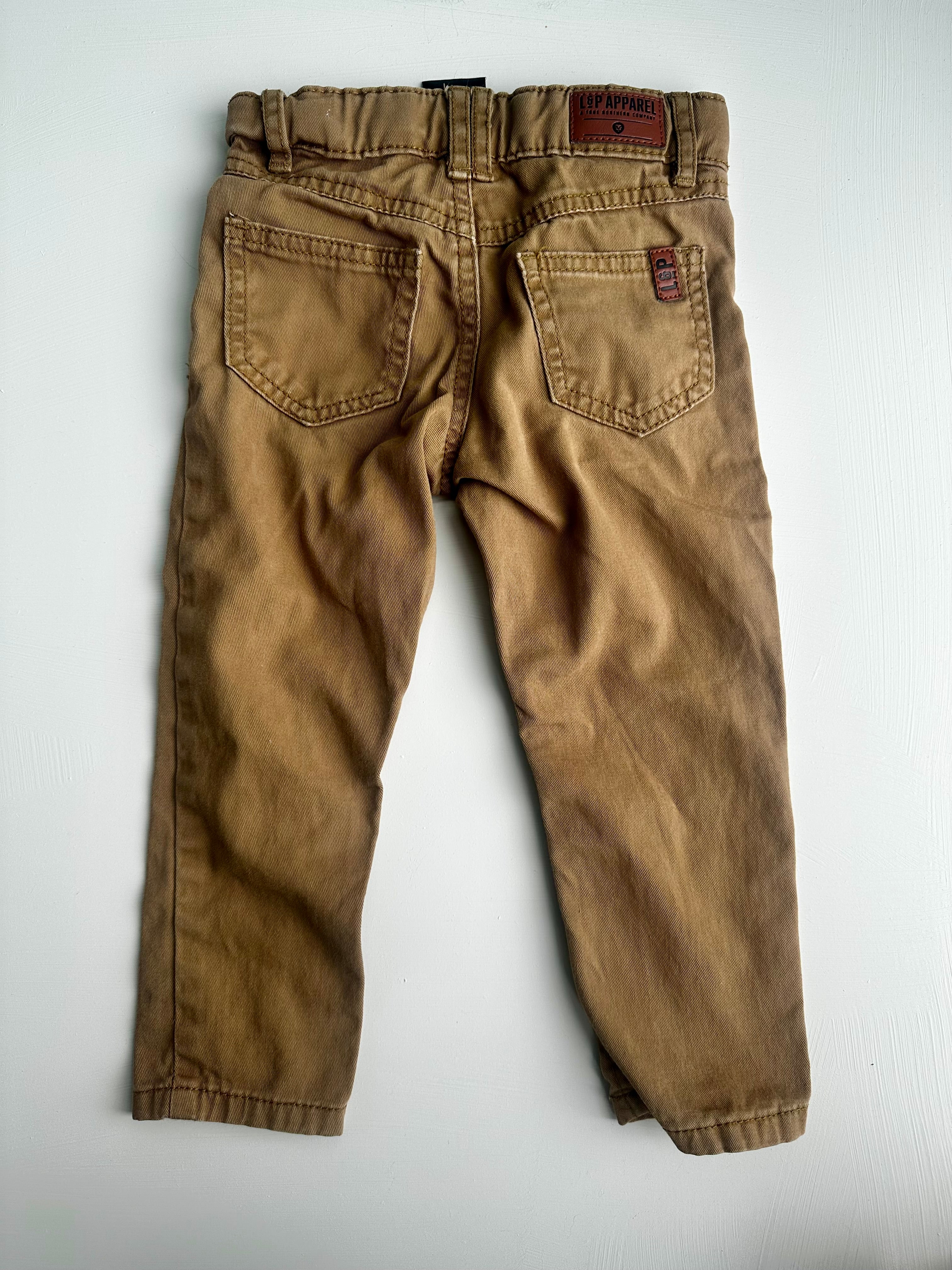 Jean brun coupe Skinny L&P 18-24 mois | Seconde main