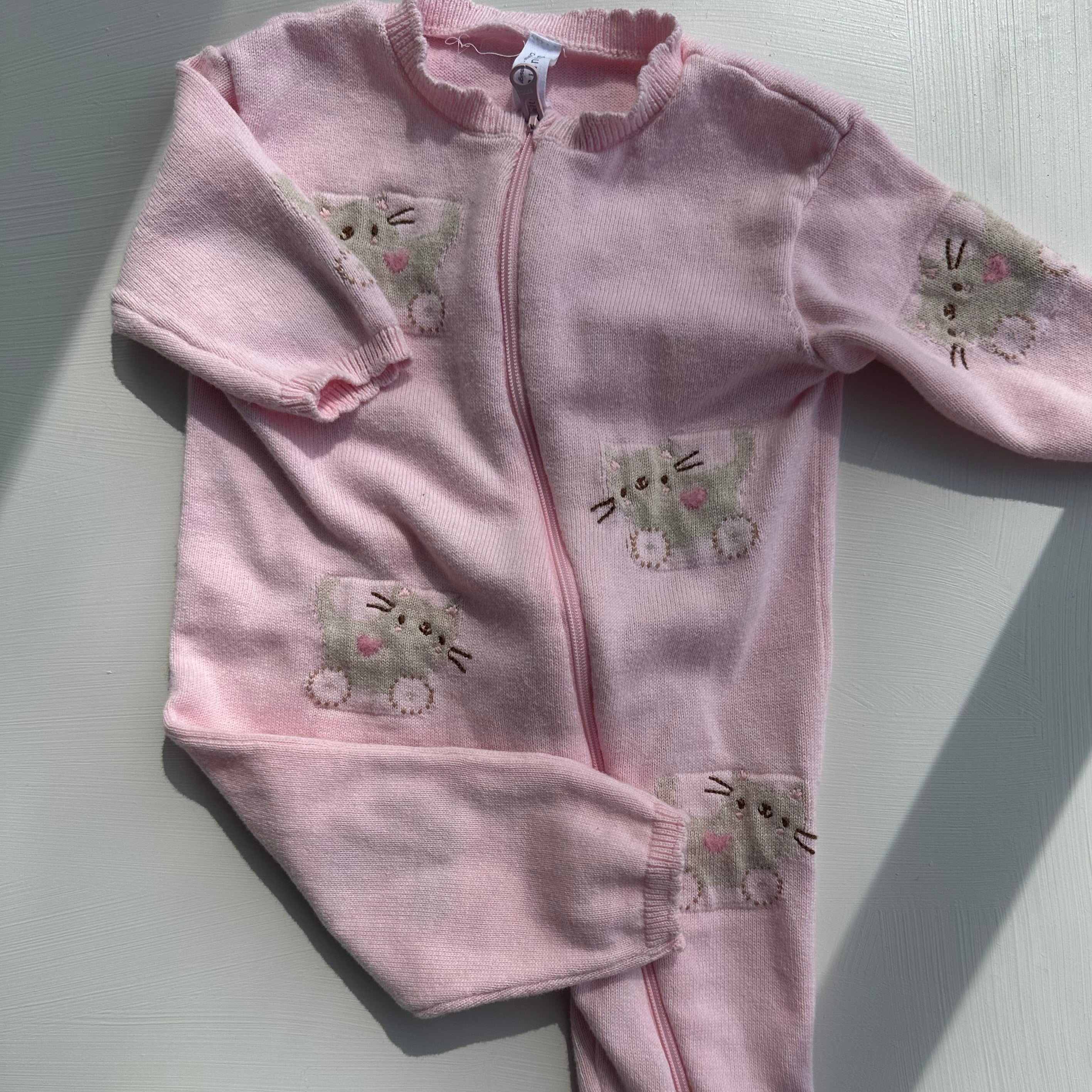 Pyjama chaton | Souris Mini | 3-6 mois