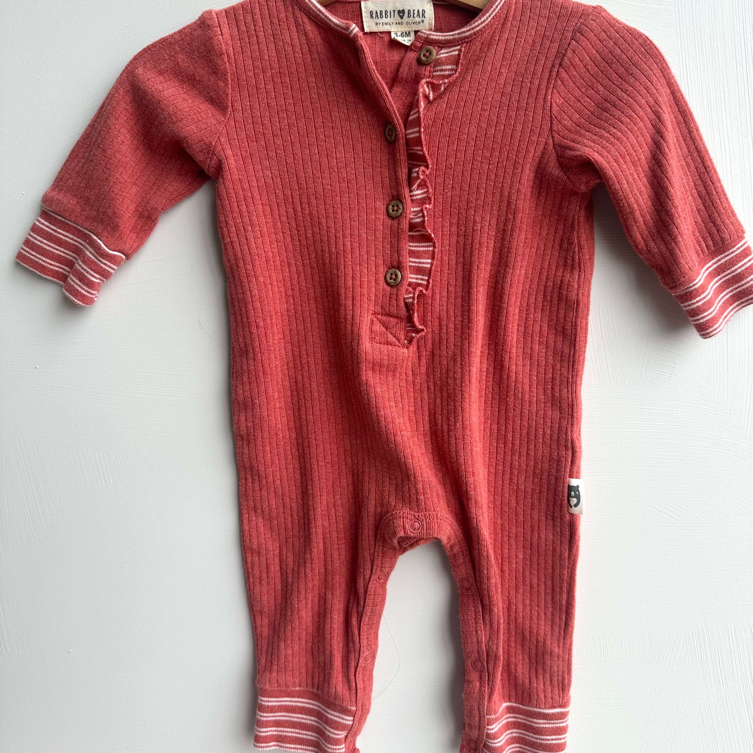 Ensemble orangé | Rabbit Bear | 3-6 mois