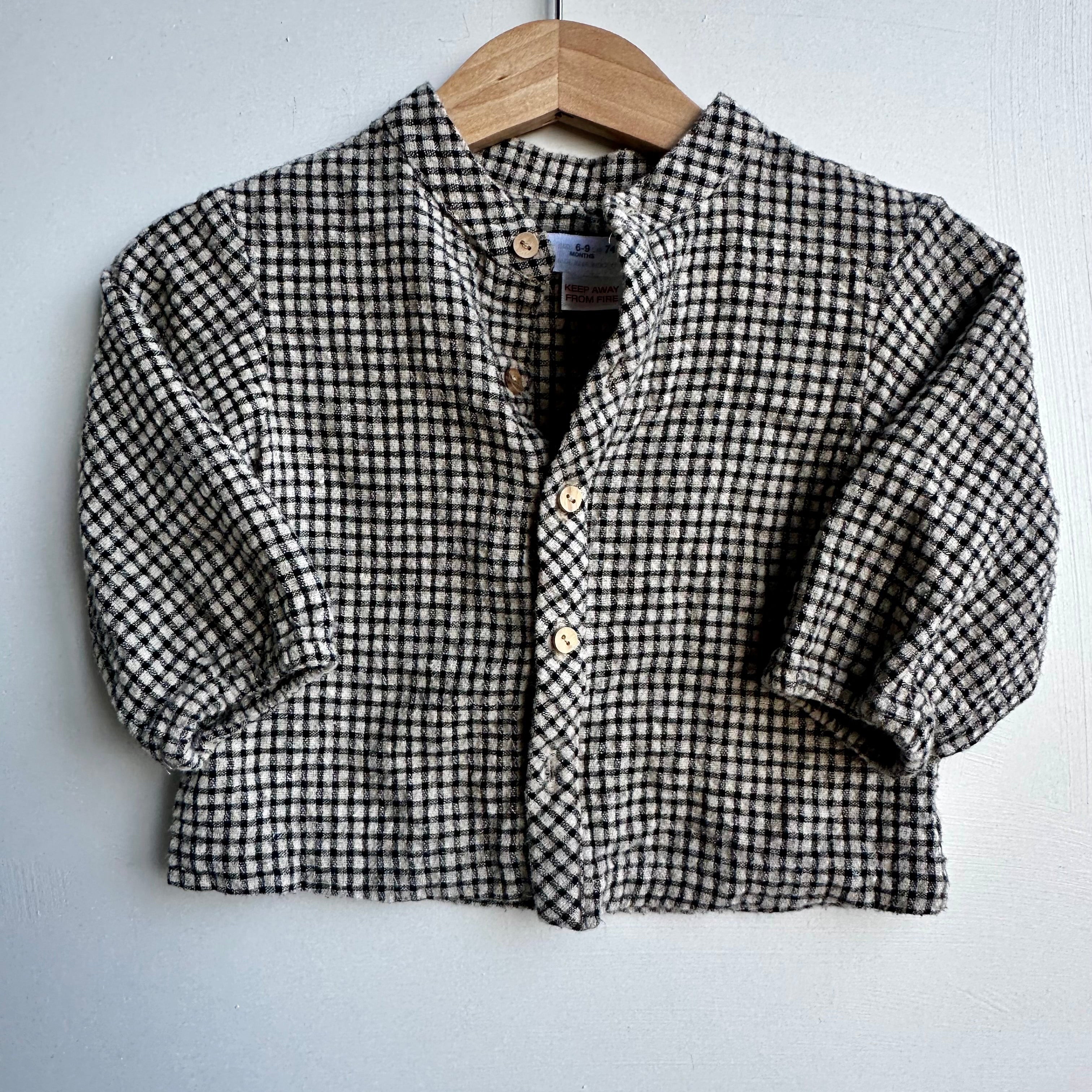 Chemise à carreaux Zara 6-9 mois | Seconde main