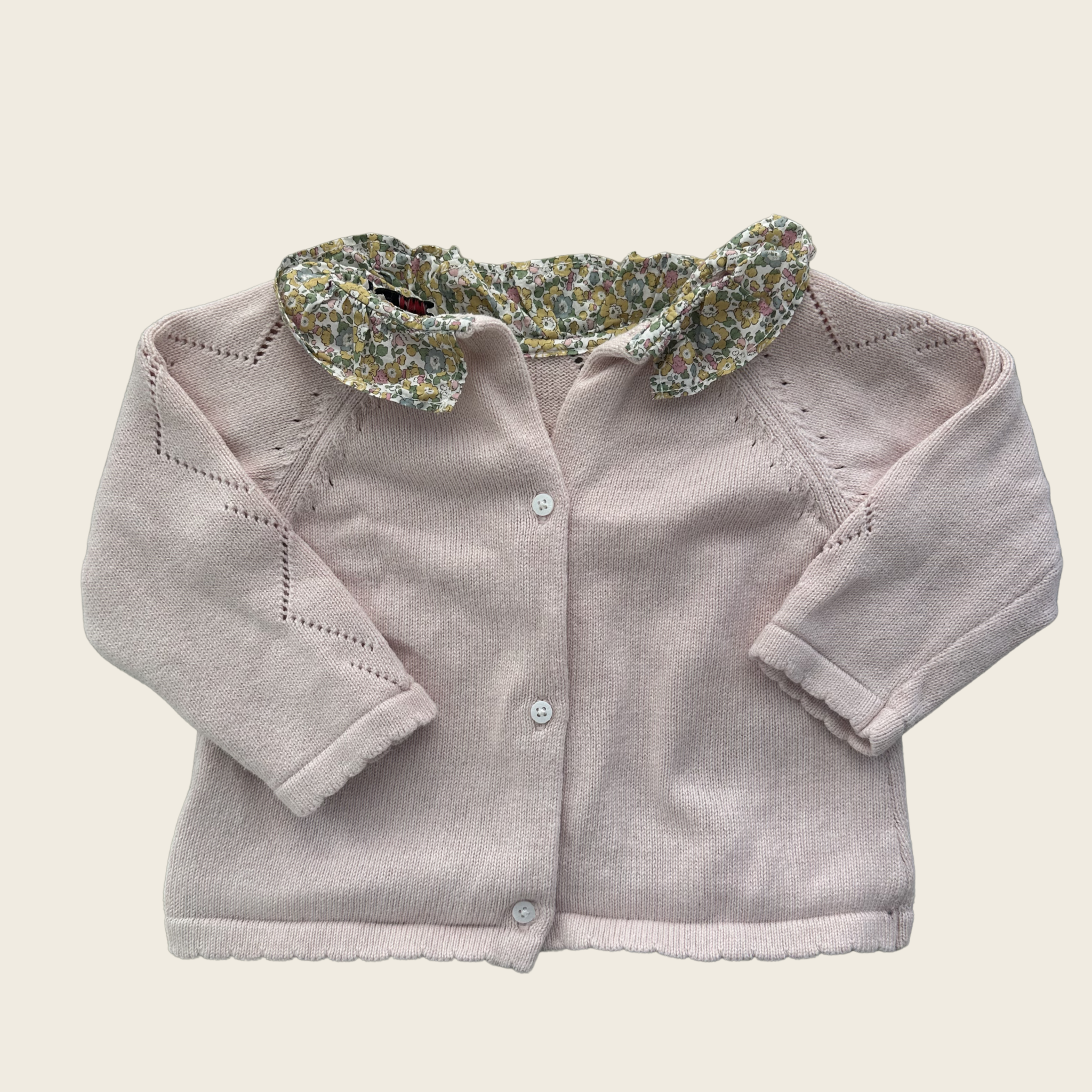 Pull avec boutons au dos|Cyrillus Paris | 12 mois